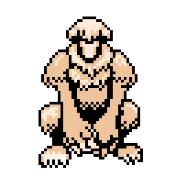 ドット絵リハビリ オリジナルシナリオ「C坂の殺人事件」で登場させた神話生物のイメージ図(4色構成)正直描写は想像に任せる形にしてるのでこれが正解なのかと言われると不明#ドット絵 #クトゥルフ神話TRPG 