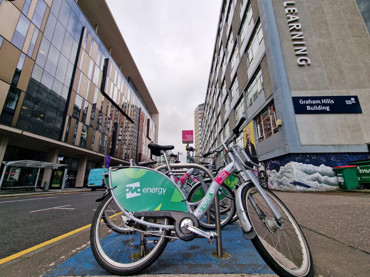 UniStrathclyde's tweet photo. In the two months since we launched our free memberships to the @nextbikeUK #OVOBikes scheme, Strathclyers have clocked up an incredible 16,000+ bike rides, covering over 50,000km across Glasgow! 👏
Not signed up yet? Find out more at https://t.co/d8gT8IyLuS
#StrathLife https://t.co/bhHkXrpx4L