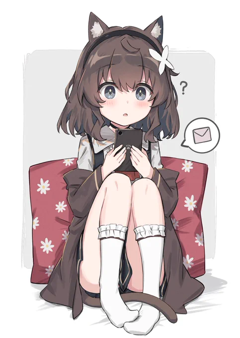 スマホの使い方がよくわかってないフィオちゃん 