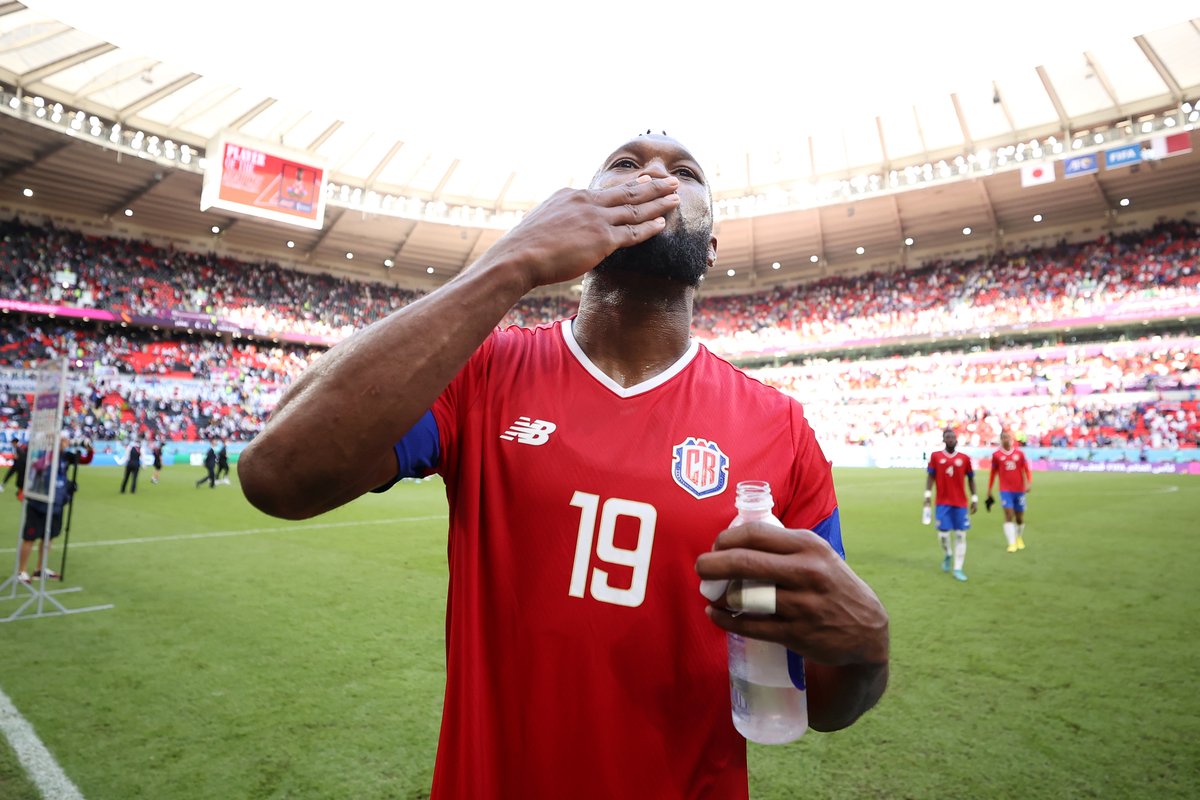 FIFAWorldCup's tweet photo. ¡Pura Vida! ❤️ https://t.co/cmwcUUiy7k