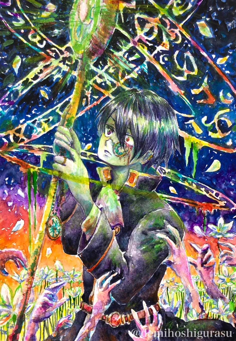 #私の世界観に触れて欲しい星と魔法と絵の創作世界。癖ありますが見てくださった方の心に少しでも触れられたら嬉しいです。 