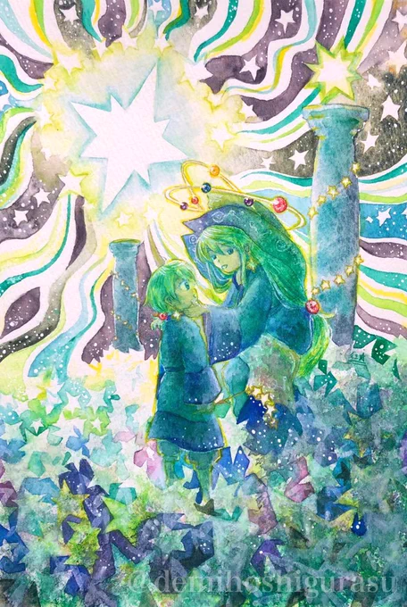 #私の世界観に触れて欲しい星と魔法と絵の創作世界。癖ありますが見てくださった方の心に少しでも触れられたら嬉しいです。 
