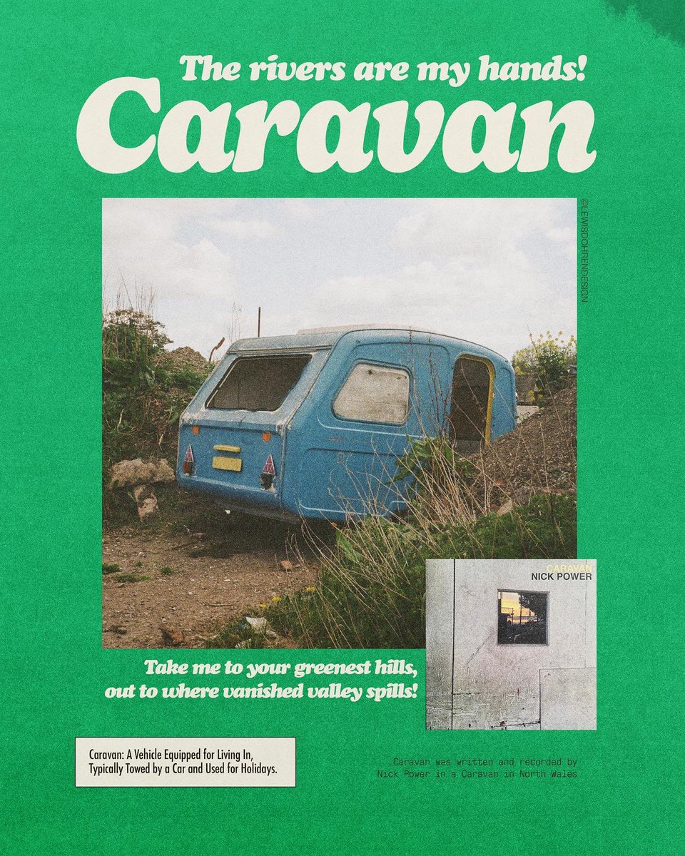 Final Caravan CD copies available at @aviatormusicuk here av8records.co.uk/product/carava… before I put this to bed for good. Thanks to everyone involved from the beginning. Design: Lewy Dohren