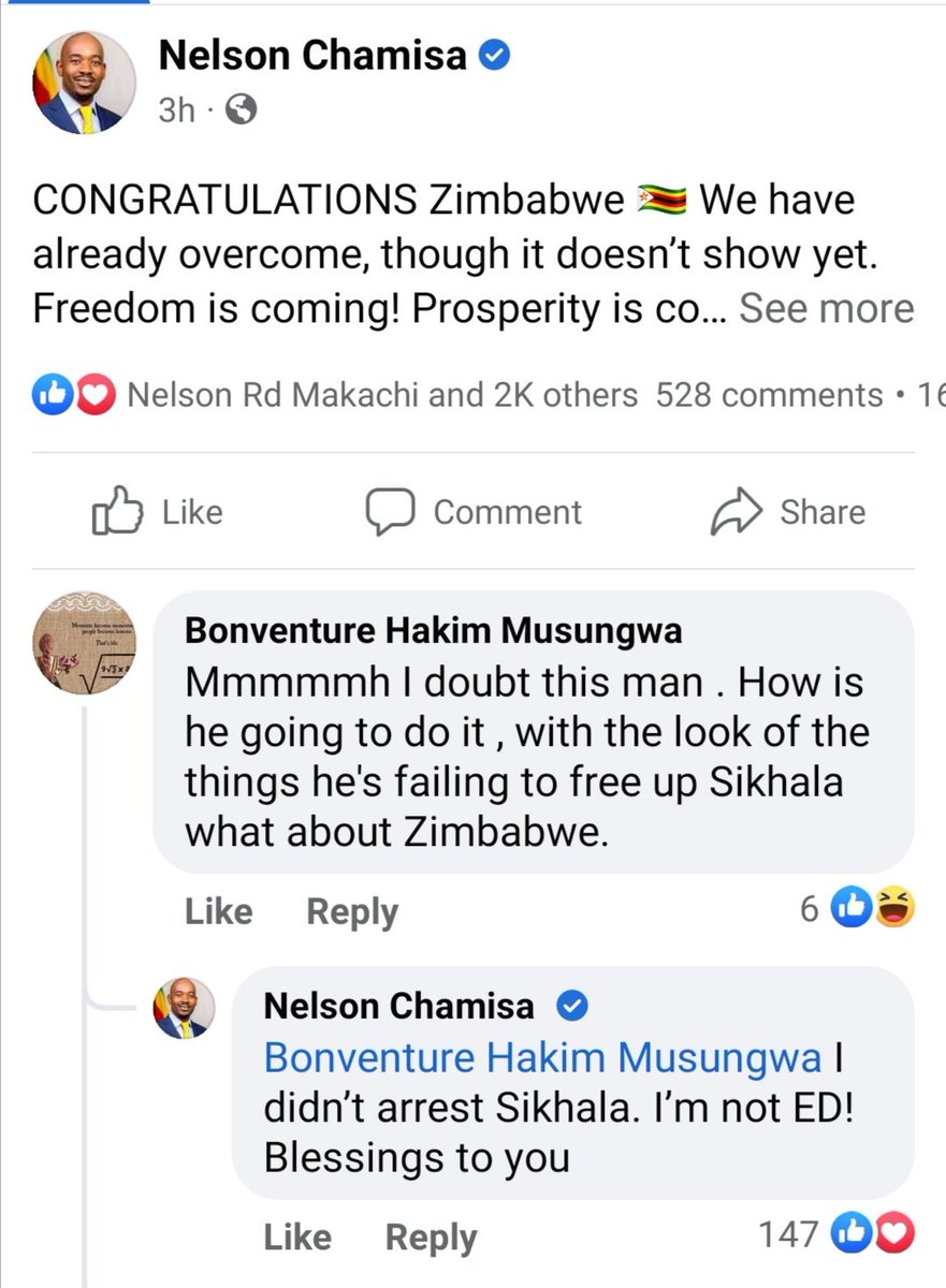 drtmakosa's tweet photo. Team CCC on a neutral and constructive debate is this the way to handle Sikhala?  Or balance me on that response @nelsonchamisa @daddyhope. Imiwo ve @zanupf_patriots munotii hanzi @edmnangagwa hanzi ndimi makasunga munhu. If true ko muburitsei https://t.co/VlSJndyX7h