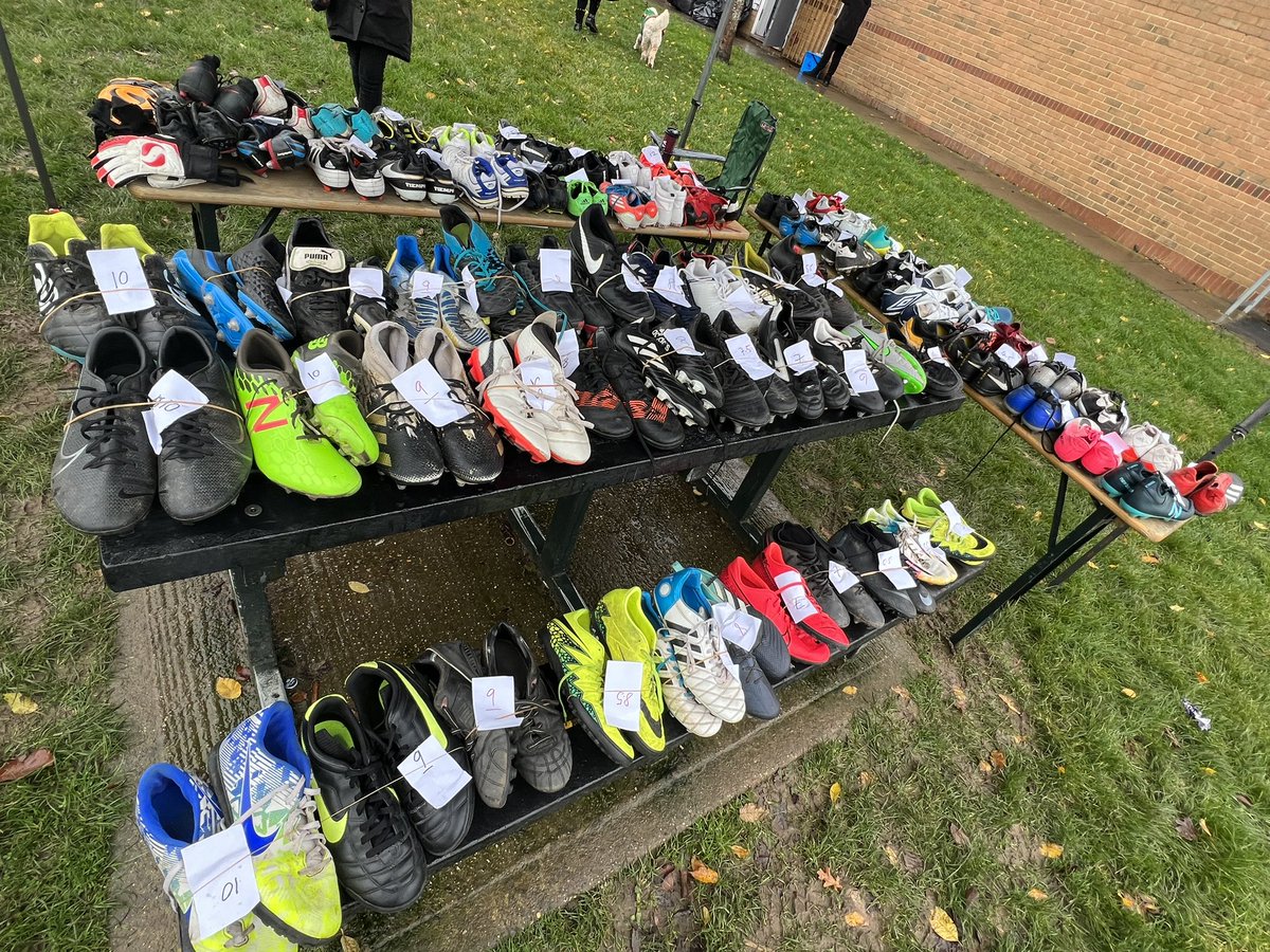 TheBootBank's tweet photo. 78 pairs to give away today at the pirate park Windsor https://t.co/qDXaJvIpft