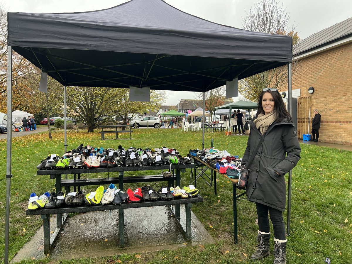 TheBootBank's tweet photo. 78 pairs to give away today at the pirate park Windsor https://t.co/qDXaJvIpft