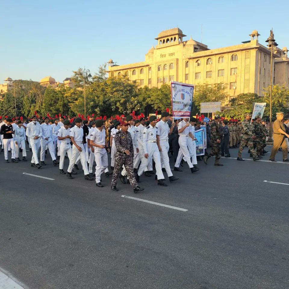 RAJ NCC ka YOUNGISTAAN😎 (@ncc_rj_) on Twitter photo Celebrating 75 GLORIOUS YEARS OF NCC by <a href="/NCCDteRajasthan/">NCC Dte Rajasthan</a>
A rally was taken out by all the units and a scene of NCC's moto unity and discipline was also seen.
<a href="/gpsingh3para/">GP Singh</a> <a href="/NCC_alumni_assn/">NCC ALUMNI ASSN(NCC AA)</a> <a href="/Lalit_DDGRajNCC/">Lalit Jain</a> @kalinga_sagar <a href="/CPhhp/">NCC Dte PHHP&C</a> <a href="/NCC_Dte_Delhi/">NCC_Dte_Delhi</a> @KER_LAK_DTE <a href="/ncc_dte/">Maharashtra NCC Dte</a> Celebrating 75 GLORIOUS YEARS OF NCC by <a href="/NCCDteRajasthan/">NCC Dte Rajasthan</a>
A rally was taken out by all the units and a scene of NCC's moto unity and discipline was also seen.
<a href="/gpsingh3para/">GP Singh</a> <a href="/NCC_alumni_assn/">NCC ALUMNI ASSN(NCC AA)</a> <a href="/Lalit_DDGRajNCC/">Lalit Jain</a> @kalinga_sagar <a href="/CPhhp/">NCC Dte PHHP&C</a> <a href="/NCC_Dte_Delhi/">NCC_Dte_Delhi</a> @KER_LAK_DTE <a href="/ncc_dte/">Maharashtra NCC Dte</a>