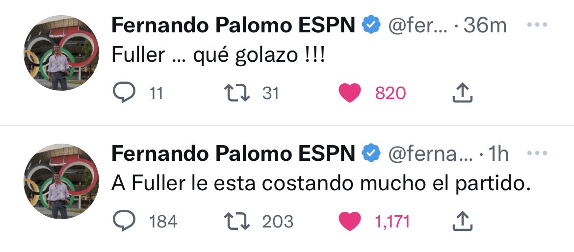 Todos somos <a href="/fernandopalomo/">Fernando Palomo ESPN®️</a>