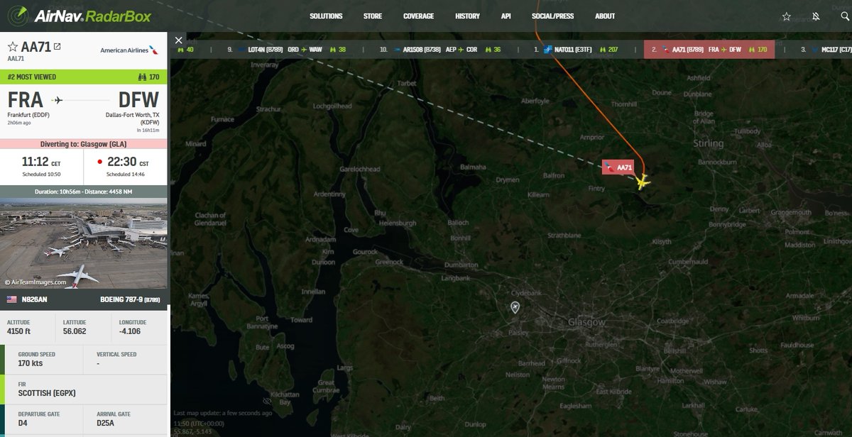 AvSourceNews's tweet photo. AA71 is on final approach into Glasgow Airport, landing imminently.
https://t.co/XvmnNLX4DG
#AA71 #AvGeek #AmericanAirlines https://t.co/5NL08yq4FD