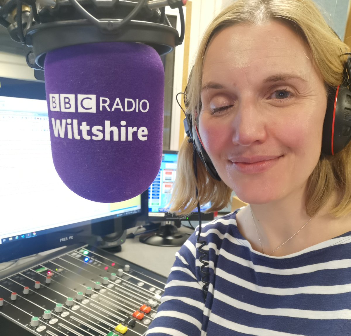 Last time behind this microphone for a while. I've worked with a great team and interviewed some incredible people while covering Sunday Breakfast for a year at BBC Radio Wiltshire. No more 4am alarm calls on Sundays!
