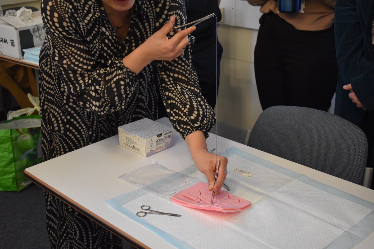 UCL Women in Surgery (@wins_ucl) on Twitter photo Here we have our exciting basic suturing workshop!! Our delegates (and some committee members) practising the simple interrupted suture - with help from the professionals! Here we have our exciting basic suturing workshop!! Our delegates (and some committee members) practising the simple interrupted suture - with help from the professionals!