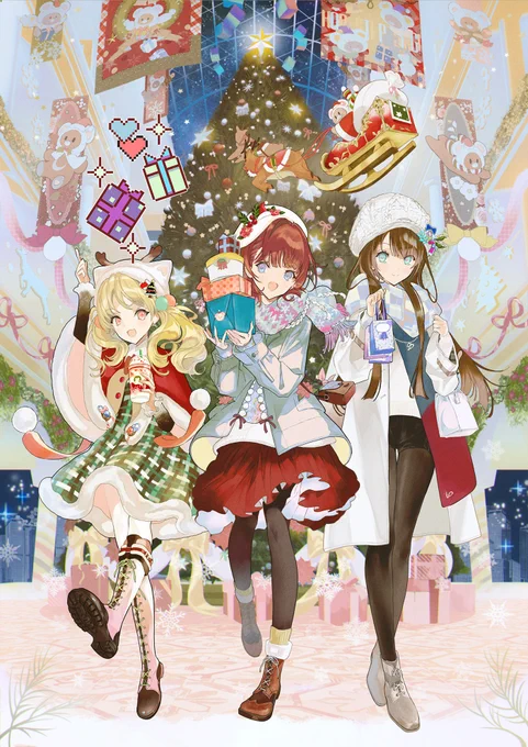 Hop Step Sing!新曲『White Angel's Christmas』が発表されました!こちらジャケットイラストになります。12月1日配信開始です()#hopstepsing 