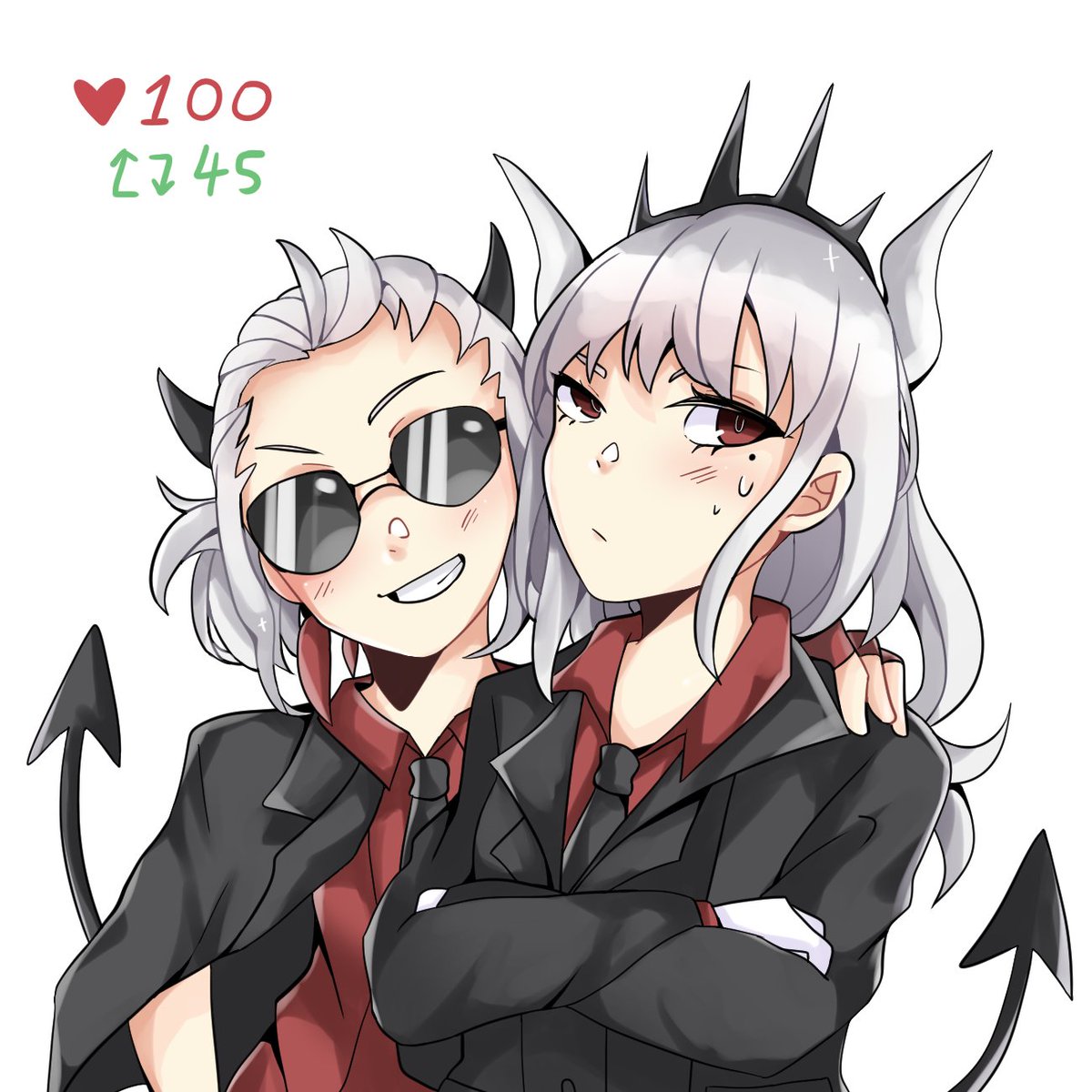 aphe_li0n's tweet photo. giving this a go 👻

#stripgame #stripthecharacter #Helltaker #Helltakerfanart #HPJ #HelltakerJustice #HelltakerLucifer https://t.co/63APA9Ay7e