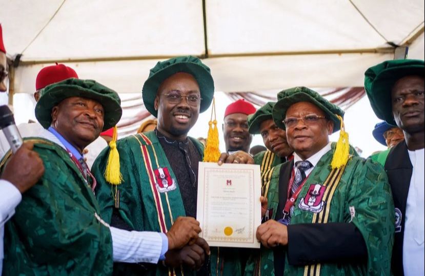 Naija on Twitter "Obi Cubana has been conferred with honorary Doctor