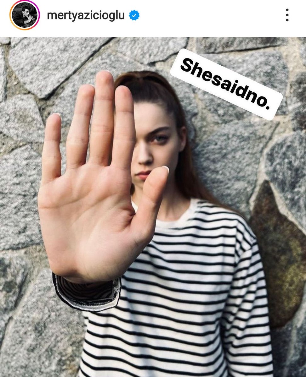 #SheSaidNo 🫵
Mert Yazıcıoğlu ve Yalı çapkını dizisinde oynayan Afra Saraçoğlu'ndan Kadına Şiddet'e hayır paylaşımı.. 
Ne düşünüyorsunuz?