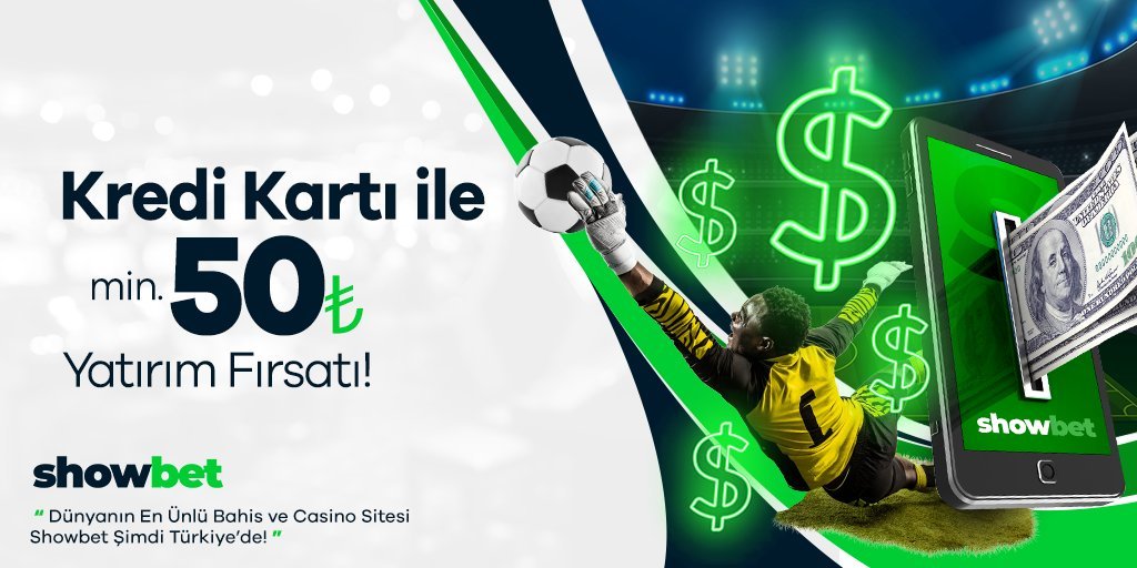 💳 Kredi Kartı İle Minimum 5⃣0⃣₺  Yatırım Fırsatı 

🎁🥇Showbet Adresinde Seni Bekliyor !

💚TIKLA KAZANMAYA BAŞLA bit.ly/SHOWBET