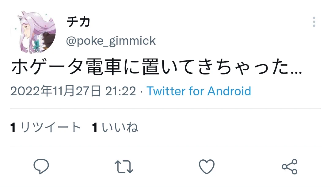まさかの置き忘れww大事に持ち帰るはずのホゲータが電車内にww