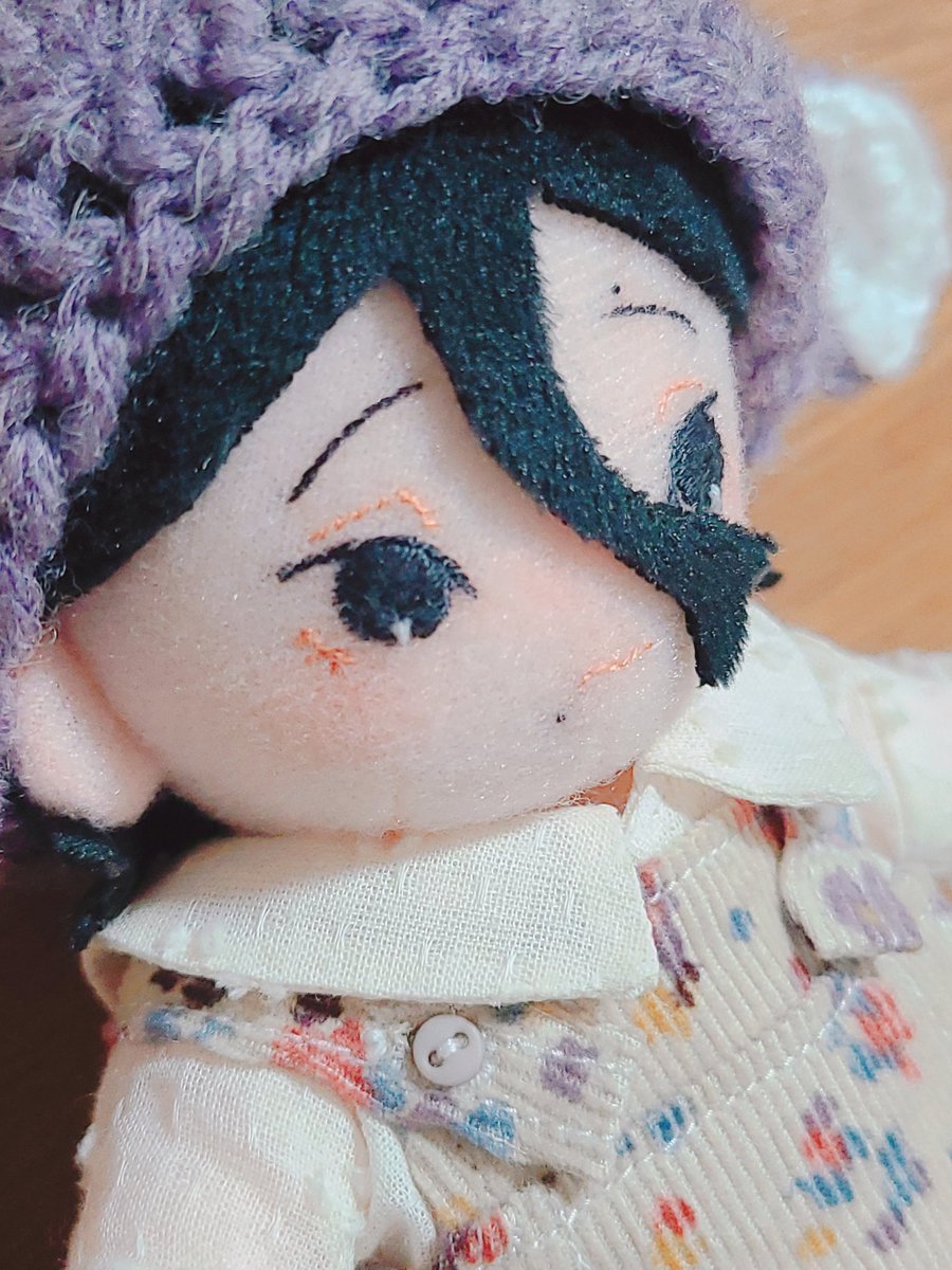「お洋服が切れるならってことで新しい頭とすげ替えました可愛い…この子は身長19cm」|まろまゆのイラスト