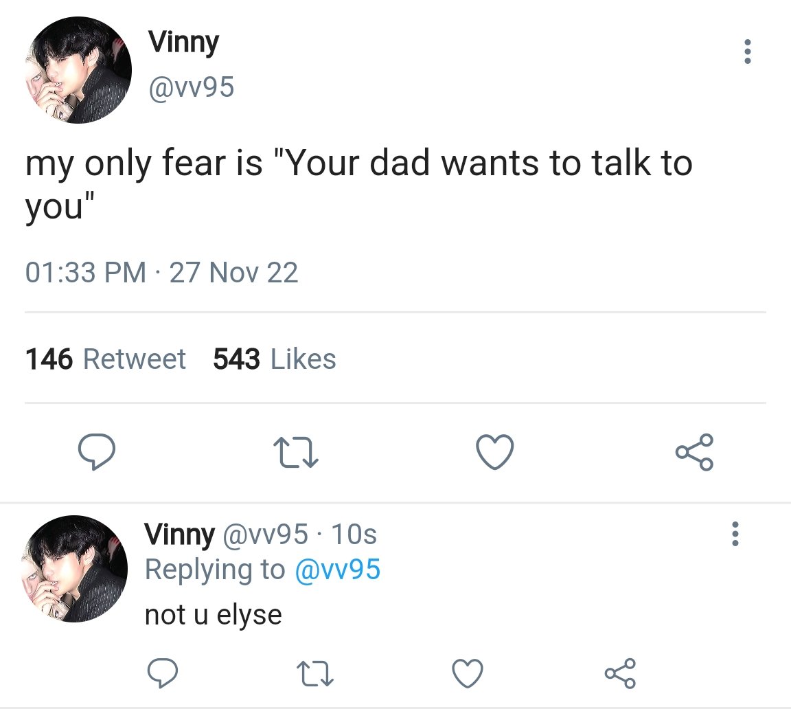 Filo #Taekookau Where In..

Vinny ( Kth ) And Cion ( Jjk ) Are Always Coming At Each Other'S Neck. 287
