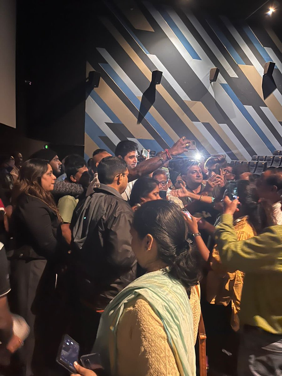 Team #MajorTheFilm receiving all the love during the screening at the 53rd International Film Festival of India (IFFI) in Goa ❤️‍🔥 #IndiaLovesMajor #IFFI53Goa @AdiviSesh @SashiTikka @saieemmanjrekar @GMBents @urstrulyMahesh @SricharanPakala @sonypicsindia
