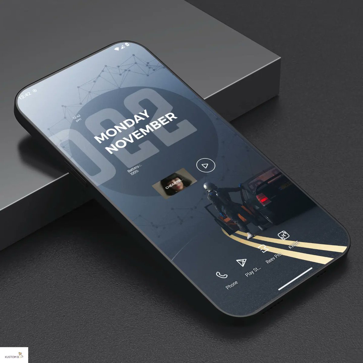 iammrbhaskar's tweet photo. Widget : #Typogacy_KWGT @iammrbhaskar
Launcher : #Nova @NovaLauncher
Icon : #Reev_Pro @GrabsterTV
Wall : @NickNice85
Template : @TeboulDavid1 , @andro_idfans , @nalankang1 https://t.co/hOENQP7y99