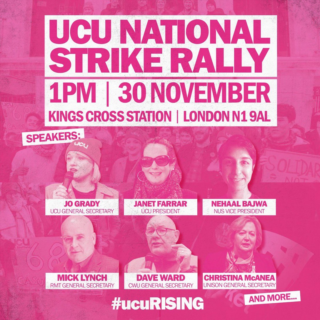 UCUGeography's tweet photo. Who’s going to the rally on Weds? If you are, or think you might, but you’re not sure who you’re going to be hanging out with - or you just fancy a few more comrades, reply below and we might be able to collectively pull together a geography gang #notallgeographers #ucuRISING https://t.co/X6SGvVvFeA