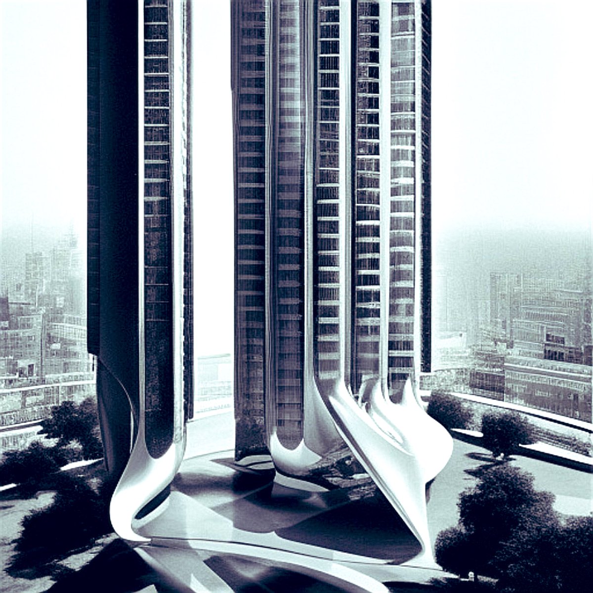 Architecture is collaboration - Imagine #ZahaHadid would have teamed up with #MiesVanDerRohe 🤔