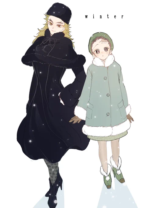 百合ちゃん冬の装 