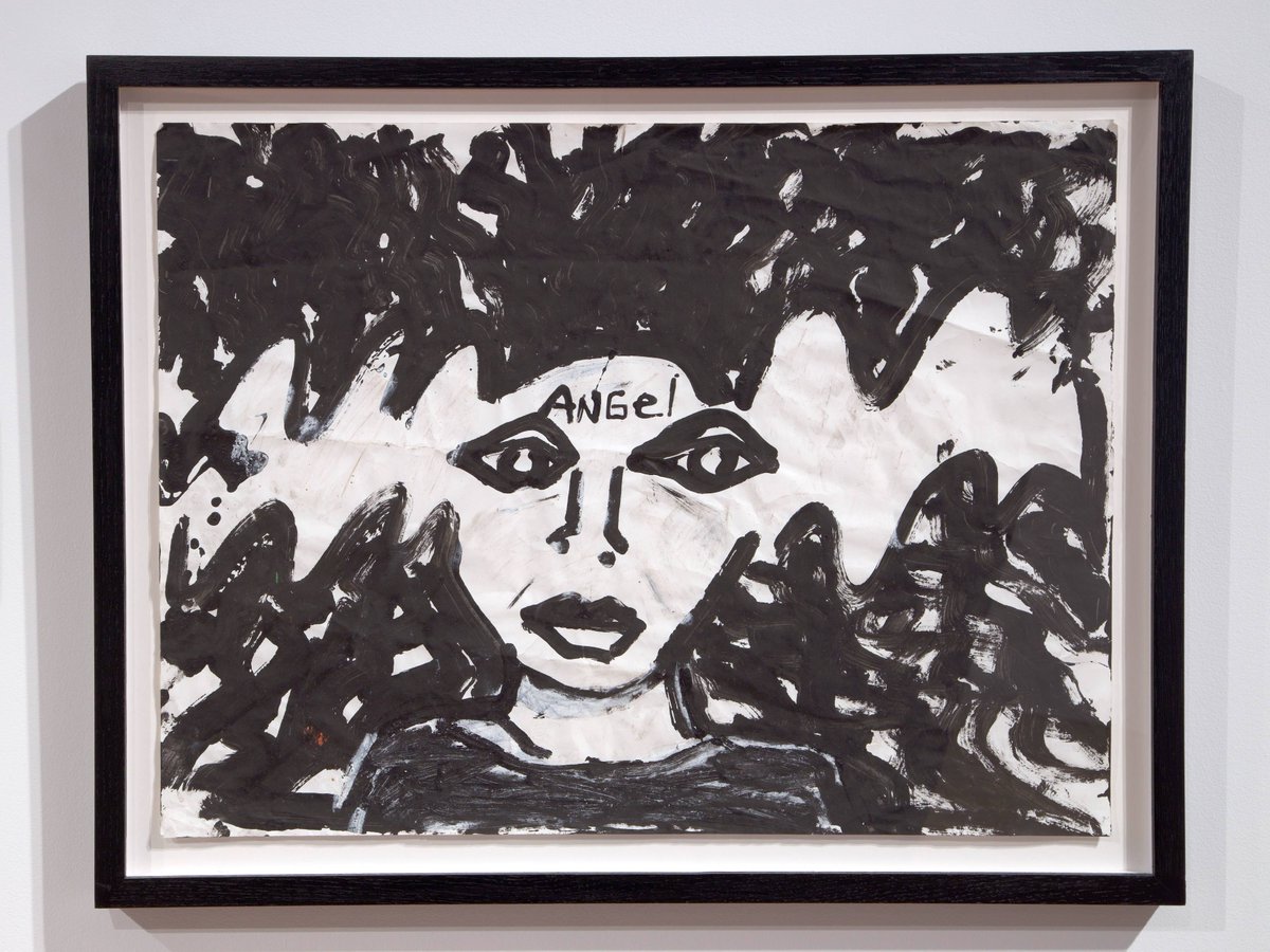 TheAGH's tweet image. To wrap up #HistoryWeek2022, we&apos;re sharing a piece from our permanent collection, &apos;Angel&apos; by John Scott (1950-2022). What was your favourite piece shared this week?

Image: John Scott, Angel. Acrylic and mixed media on paper. Gift of Brian Groombridge and Kate Brown, 1995.