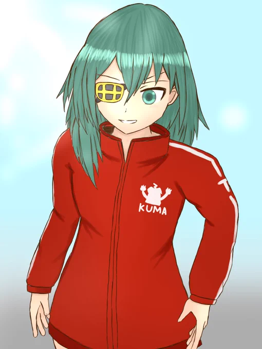 ずっと描きたかったジャージ木曾さん(ホントにありがとう・・・) 