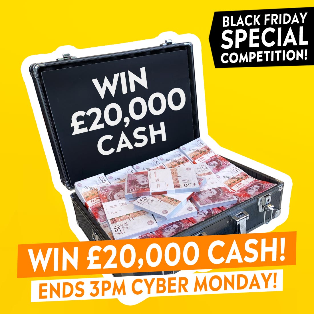 BOTB_Dreamcars's tweet photo. ONE MORE DAY BOTB FAM!! 

Our Black Friday Special £20,000 CASH prize ends TOMORROW! 

Whats 70p to a £20,000 win?? 🙄 Hurry before its too late.

Enter here 👉 https://t.co/QRwKcMzGSw

#BOTB #CashCompetition #BlackFriday https://t.co/EEpGK20TEO