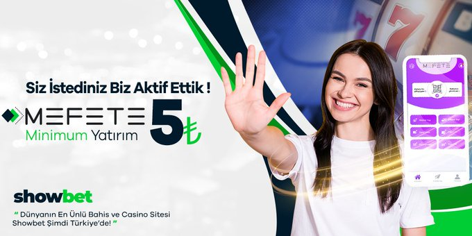 🤏SHOWBET 'te MEFETE İle Minimum Yatırım

 💰 SADECE 5⃣₺ 💰

🆙 Dünyanın en Ünlü Bahis ve Casino Sitesi Showbet İle SHOW 'a Davam Edin 

💚TIKLA KAZANMAYA BAŞLA bit.ly/SHOWBET