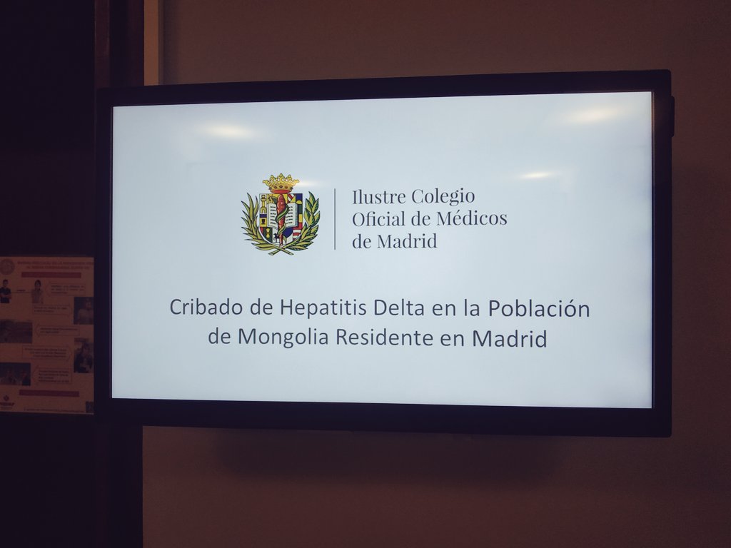 Adriana Palom (@adrianapalom24) on Twitter photo Tercer cribado de hepatitis virales en la comunidad de Mongolia; ayer en Madrid.
Gracias a Javier García-Samaniego, Antonio Madejón y <a href="/Mariabutif/">Maria Buti</a> por crear y colaborar en estos proyectos! 👏👏👏 Tercer cribado de hepatitis virales en la comunidad de Mongolia; ayer en Madrid.
Gracias a Javier García-Samaniego, Antonio Madejón y <a href="/Mariabutif/">Maria Buti</a> por crear y colaborar en estos proyectos! 👏👏👏