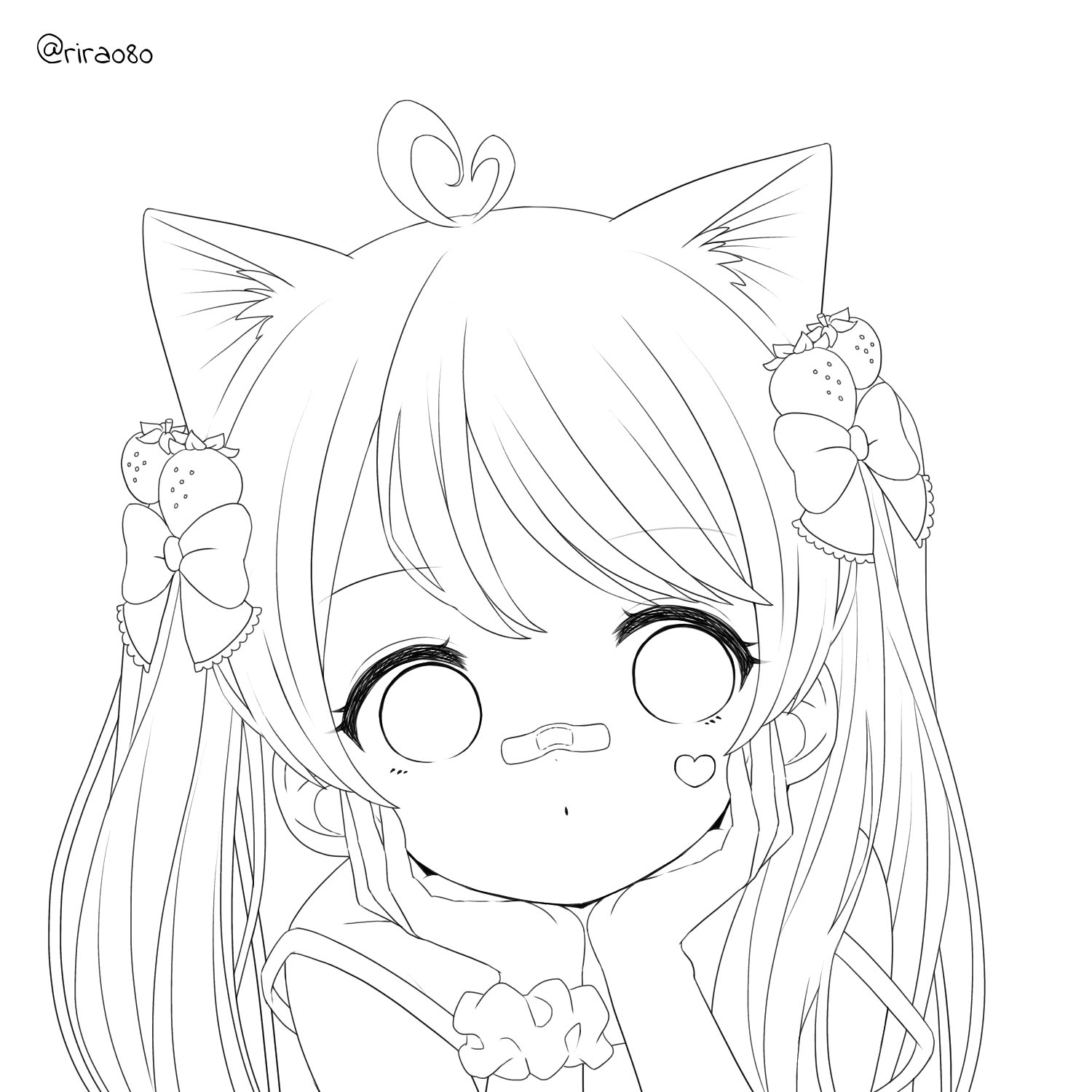 フリー線画 Twitter Search Twitter