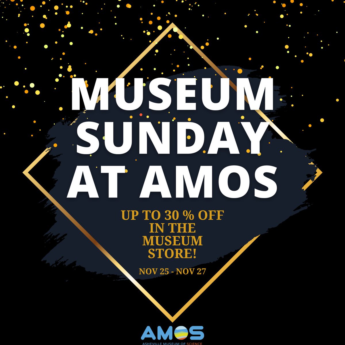 We hope you’ll choose to support AMOS on Museum Sunday by visiting our store! Receive up to 30% off select items until Nov 27! Can’t shop today? Contribute to Giving Tuesday, and you’ll receive a 10% off code valid til Dec 31! Donate: bit.ly/AMOS-Giving-Tu…
#MuseumSunday