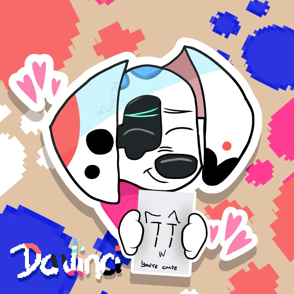 Melya_139's tweet photo. WHAT A CUTE DOG!!!!! 

• This is Da Vinci, the dog from #101DalmatianStreet who loves to draw!

• How do you rate the character and art from me?

#101DalmatianStreet 
#Save101DalmatianStreet 
#101DS
#WeNeed101DSSeason2
#DaVinci https://t.co/8H3xmmMhL5