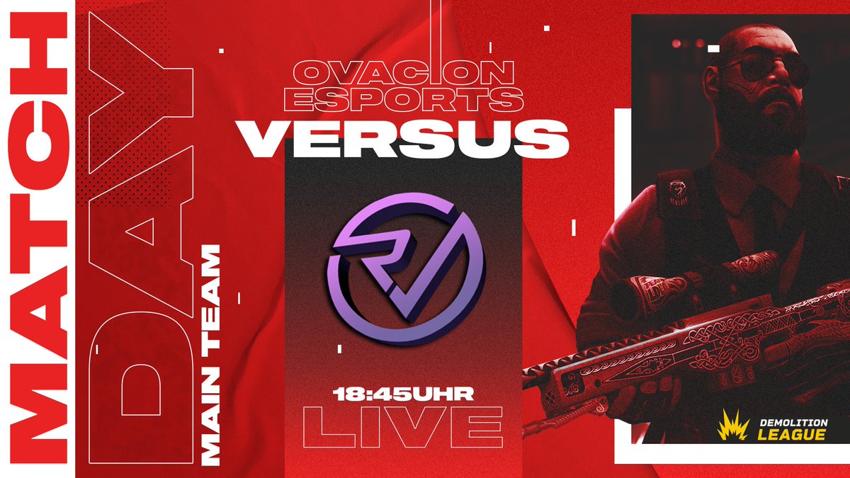 OvacioN eSports (@esportsovc) on Twitter photo Es geht heute gegen alte bekannte in der <a href="/Demo_League/">Demolition League</a>!
Unser Mainteam spielt gegen <a href="/RVMultigaming/">Reveal Multigaming</a> Talents!
Werden wir nach vier Unentschieden endlich unser erstes 2:0 holen?
🆚<a href="/RVMultigaming/">Reveal Multigaming</a> Talents
➡️<a href="/Demo_League/">Demolition League</a> Spielklasse 1 B
📅 27.11.22
🕢18:45Uhr Es geht heute gegen alte bekannte in der <a href="/Demo_League/">Demolition League</a>!
Unser Mainteam spielt gegen <a href="/RVMultigaming/">Reveal Multigaming</a> Talents!
Werden wir nach vier Unentschieden endlich unser erstes 2:0 holen?
🆚<a href="/RVMultigaming/">Reveal Multigaming</a> Talents
➡️<a href="/Demo_League/">Demolition League</a> Spielklasse 1 B
📅 27.11.22
🕢18:45Uhr
