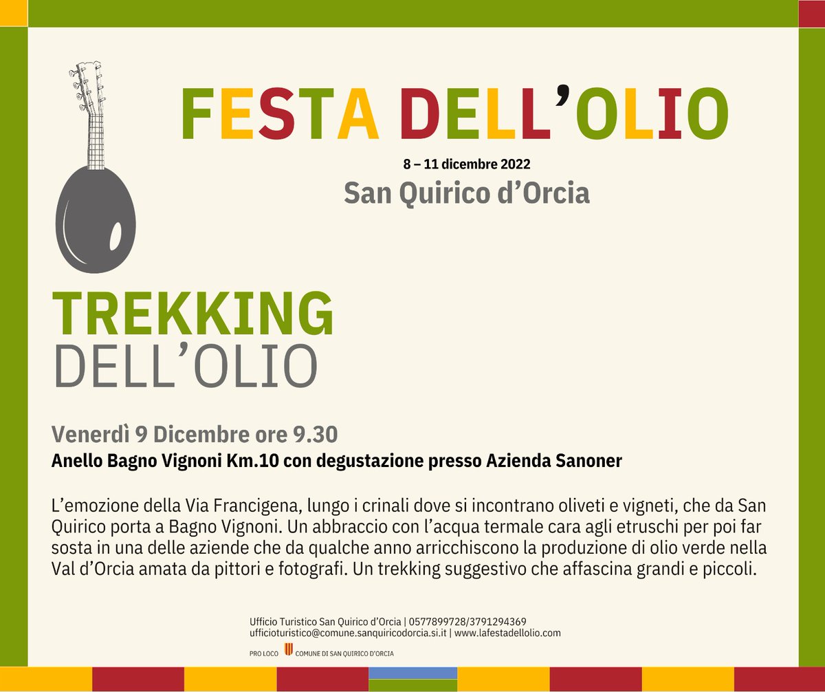 visitsanquirico's tweet photo. Per sentieri e lungo la Via Francigena, a passo di trekking! 🥾🥾
Con Anna, Fiamma e Valentina alla scoperta di paesaggi unici e degustazioni da non perdere
https://t.co/YYaFyzd770 #festadellolio2022 #visitsanquiricodorcia #trekking https://t.co/6V0jrGxXqY