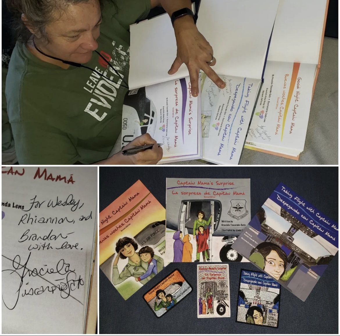 MsTatuaca's tweet photo. @aliciakeys @mama_gts #book #trilogy from #AirForce #Military #Pilot #Veteran an excellent read for all ages and families alike!A #must #read for anyone that will leave you with a love for #aviation simultaneously teaching you #Spanish #English #Aviation language 🤌https://t.co/M7UE2rG92i https://t.co/UNBU48hxe3