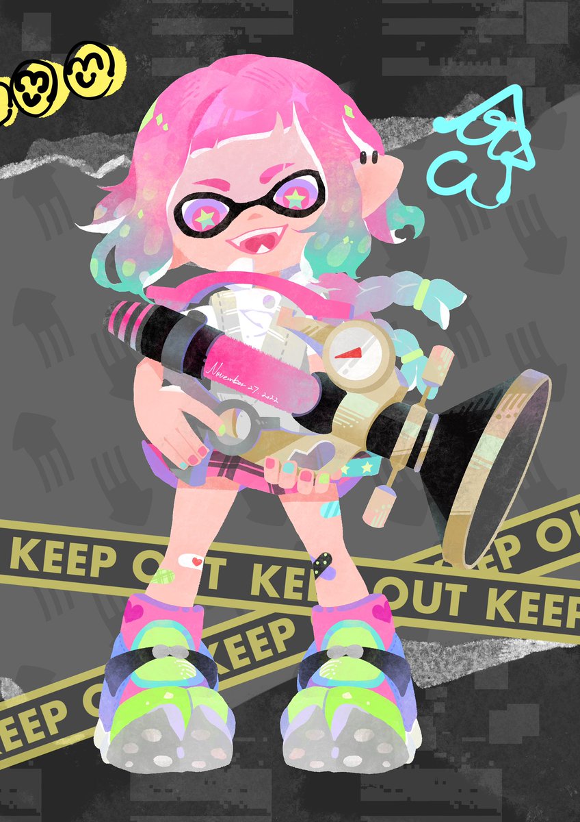 #splatoon
最近喜欢用的武器（加了一些自己的私设