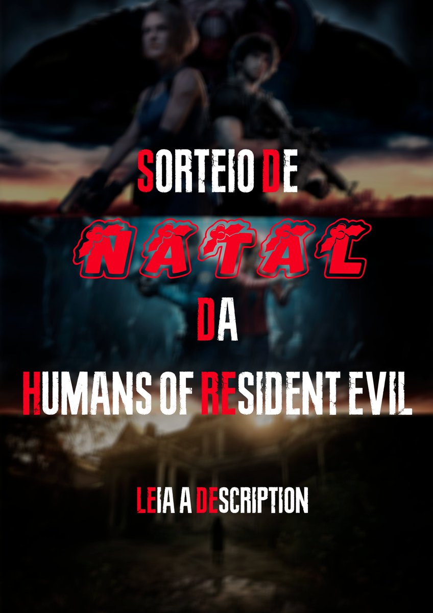 >Sorteio de NATAL<
O ganhador deverá escolher entre RE2R, RE3R ou RE7. Data do sorteio será dia 25/12. Link do sorteio abaixo: gleam.io/C031D/sorteio-…