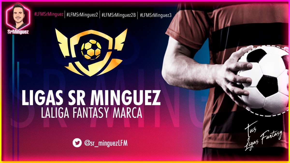 🤩 Muy buena tardes cracks‼️

La temporada que viene ampliaré mis ligas #LFMSrMinguez en <a href="/FantasyLaLiga/">Fantasy LALIGA</a> 😏 necesitaré managers nuevos para los nuevos 4 grupos de 3ª división 💪🏼

Así que voy a crear 1, 2… etc (según os apuntéis) ligas para lo que queda de <a href="/LaLiga/">LALIGA</a> 👏🏻

⬇️más info⬇️