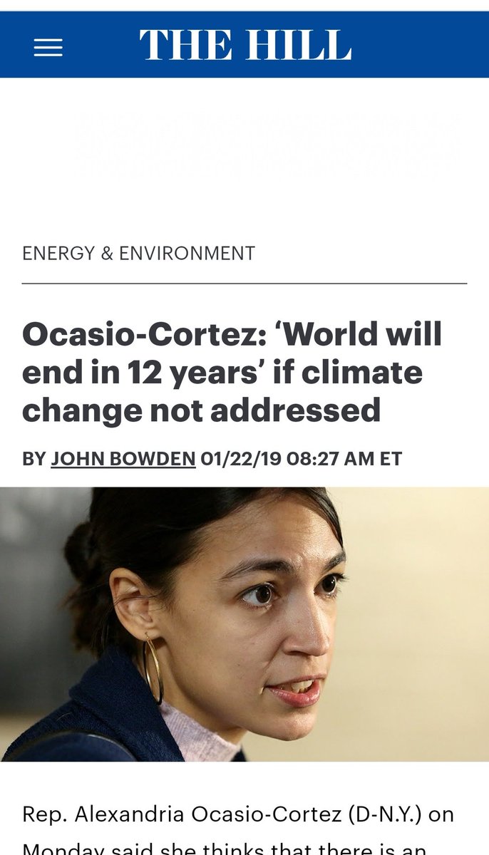 Kathy4Truth's tweet photo. Remember when Dems told us the world will end in 12 years? 

What they didn't tell you is that THEY will be the ones destroying it. It appears they're on track. 👍🏾 https://t.co/waGbnTnyDV