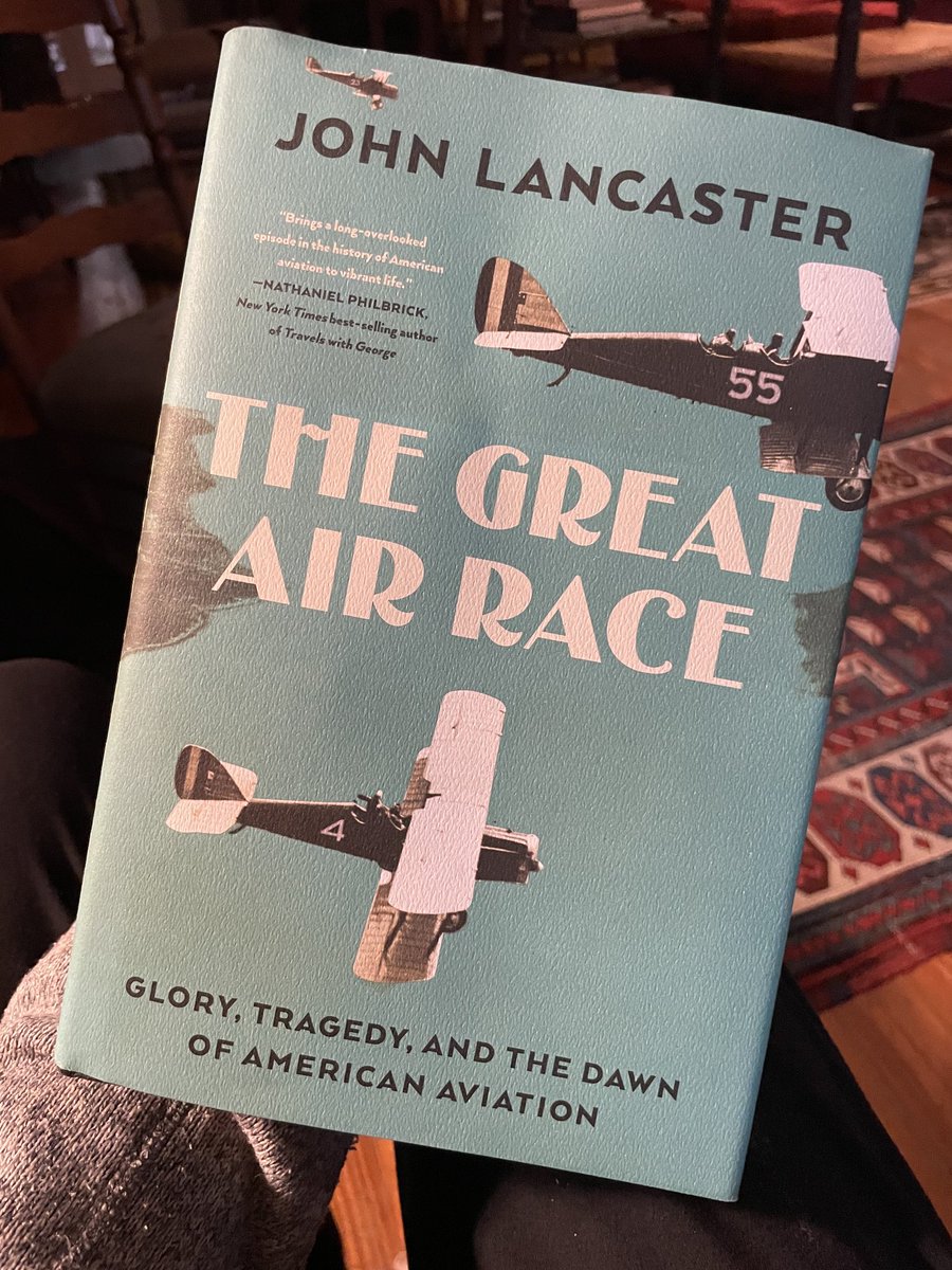 Back in 1919 when we were a scrappy, heedless country, a bunch of daring pilots engaged in a transcontinental air race that laid the foundation for our modern aviation system. ⁦<a href="/JohnKLancaster/">John Lancaster | Author</a>⁩ brings it all to white-knuckled life in this great book. What a tale.