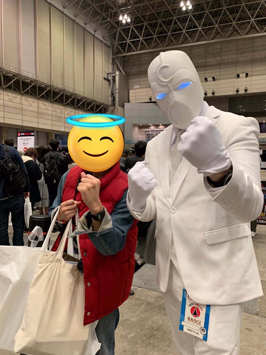 brando_ugo's tweet photo. #東京コミコン2022 
どの方のコスプレも完成度が高くて最高でした…！！
そして全員めちゃくちゃいい人で格好いいな…ってなりました…… https://t.co/4B0GsaMc9S