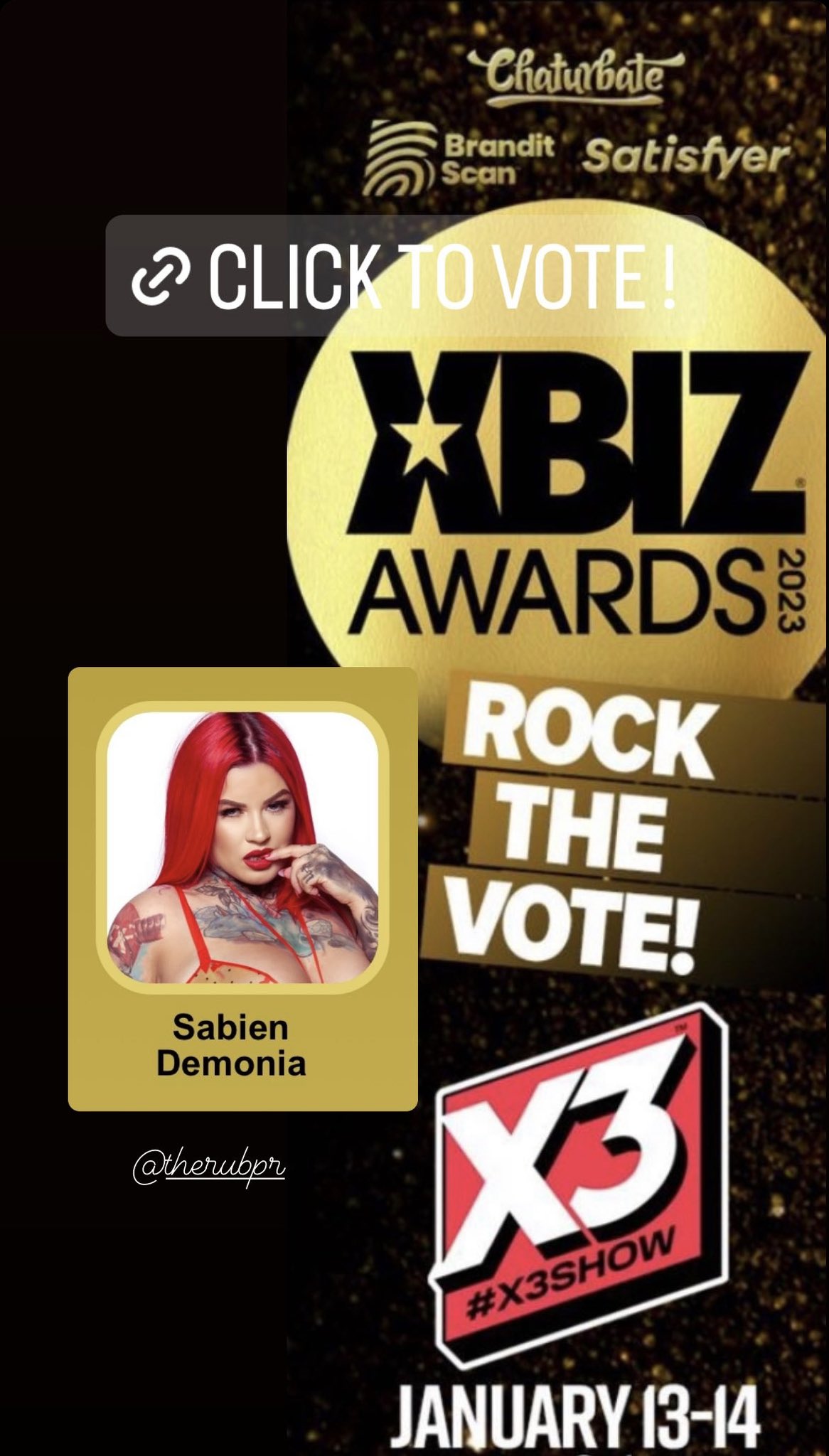 TW Pornstars - Sabien DeMonia 🔞Onlyfans.Com/sabien_demonia. Twitter. VOTE ! Vote ! Vote !!! 👉🏼 👈