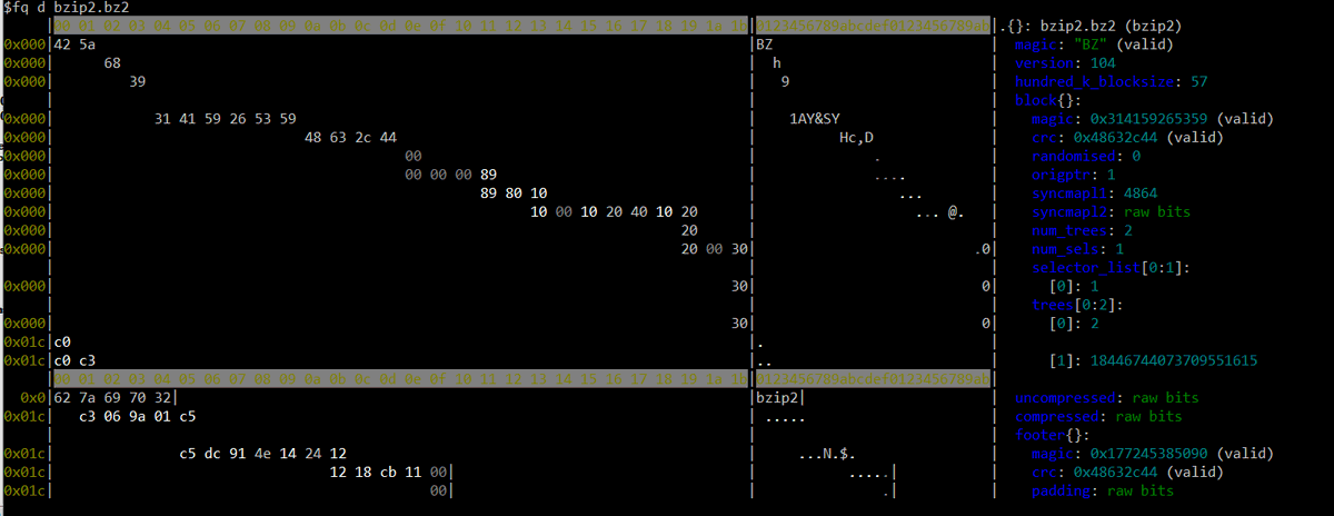 angealbertini's tweet photo. 'fq' is a very nice CLI dissector, with an optional interactive prompt to explore the file.
https://t.co/bbbHRJRbNq https://t.co/VYNrQT07aV