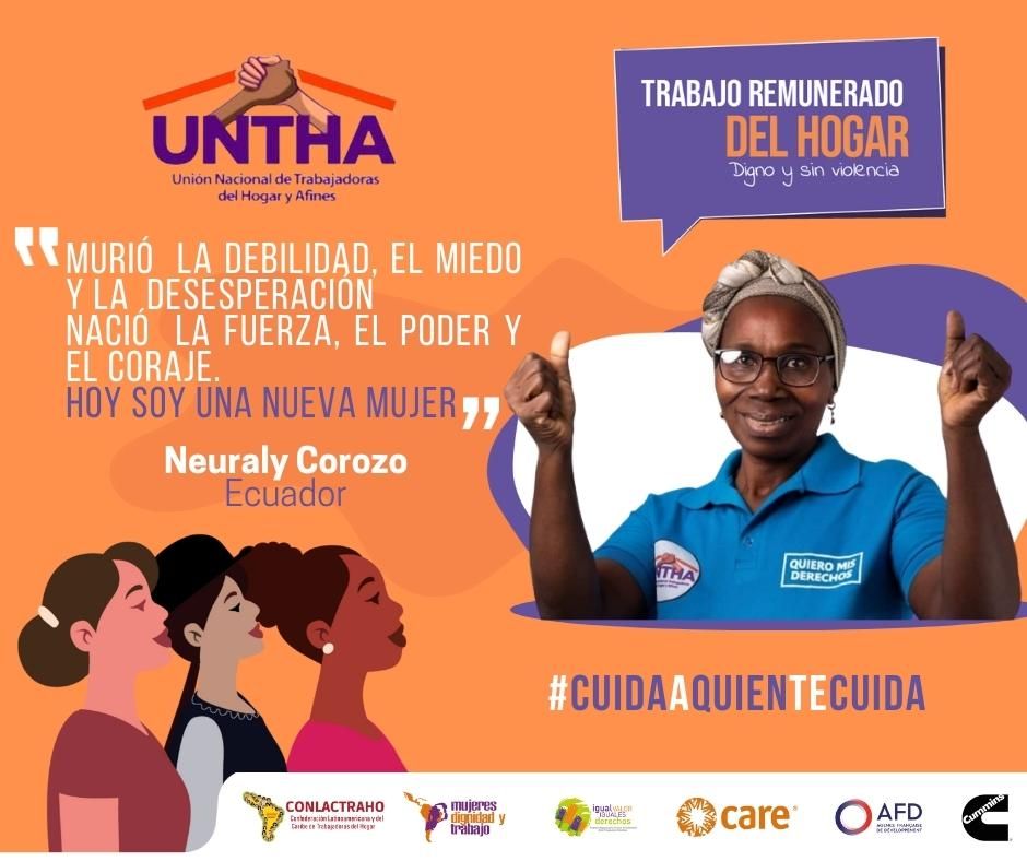 Untha_Ecuador's tweet photo. Por un #trabajodigno y sin violencia.

@SINGRETRADS07 
@sintracap 
@CACEHmx  
@AFD_es  
@SINTTRAHOL_LIMA 
@HondurasCare 
@Empleadoras_hogar
@SINTRAHO 
@sintracapsj 
@ICarelac 
@SintracapRgua 
@FETRADOMOV  
@care_ecuador 
@asotrabajadoras 
@conlactraho1 
@AstradomesNicar https://t.co/tdUUZBdkbt