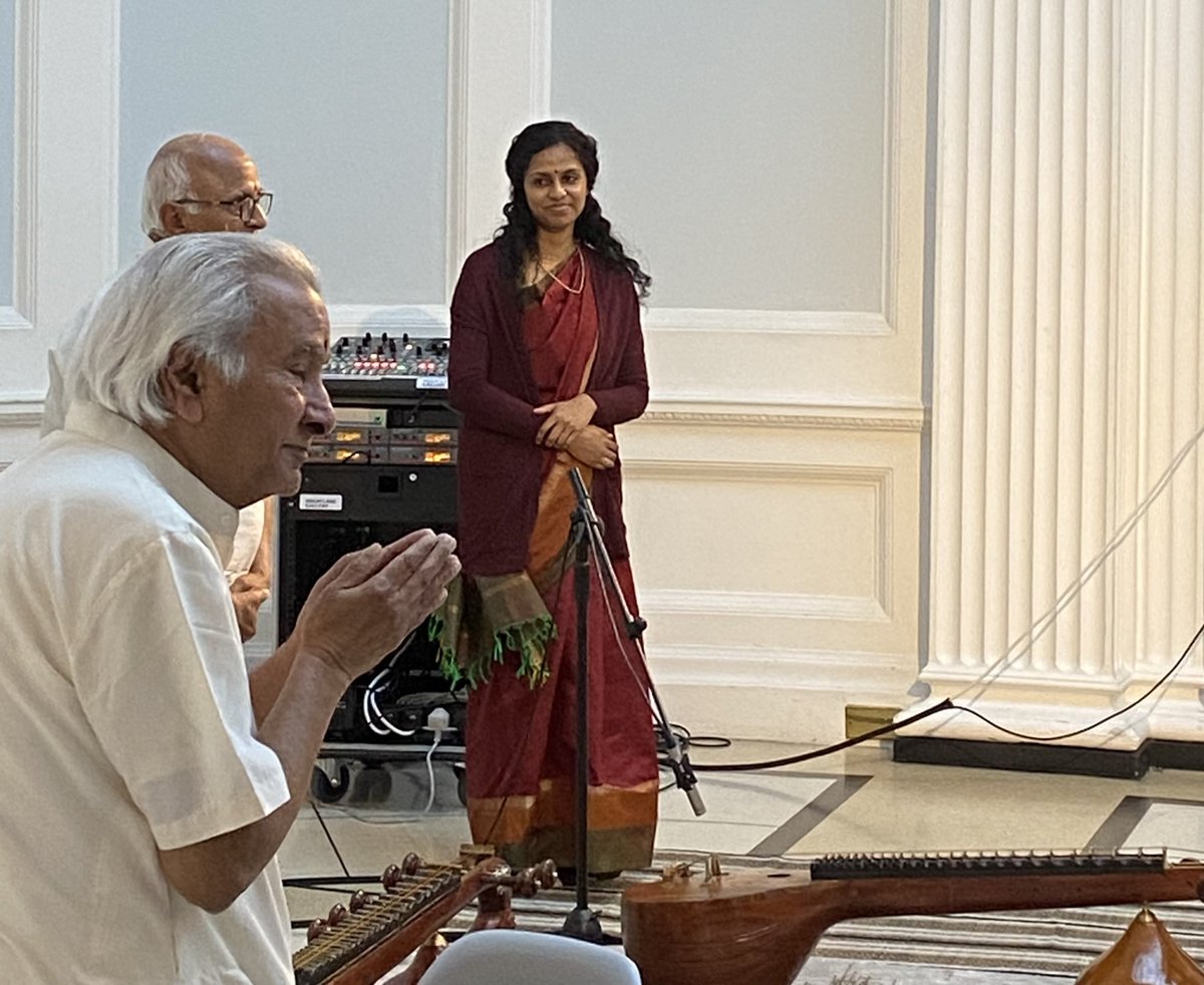TinaLConsumer's tweet photo. It was a magic performance @TheHughLane #SundayatNoon today of South Indian vina and percussion. So special. https://t.co/KrqeOOtPIJ