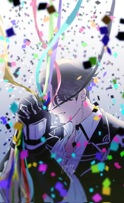 周年のお祭りに乗れなさそうだから過去絵で茶にごします 